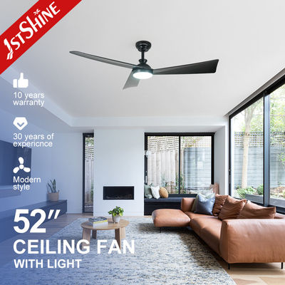Buy 52 Inch Dimmable LED Light Ceiling Fan With Lights Remote Control 6 Speed online manufacture