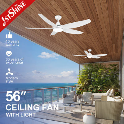 Buy 6 Speed Choice Indoor Ceiling Fan with LED Light and Low Noise Plastic White Blades online manufacture