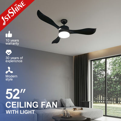 Buy 33.3W 52inch 5 Speed Remote Control Plastic LED Ceiling Fan With Light online manufacture