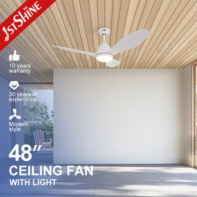 Buy Light Remote Control 48inches Plastic Ceiling Fan Indoor Modern White Dc Motor online manufacture