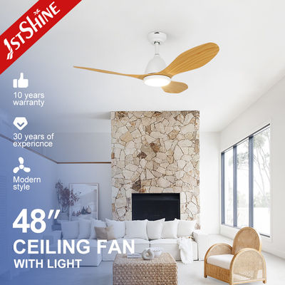 Buy Decorative Ceiling Fan With LED Light Living Room Quiet Dc Motor online manufacture
