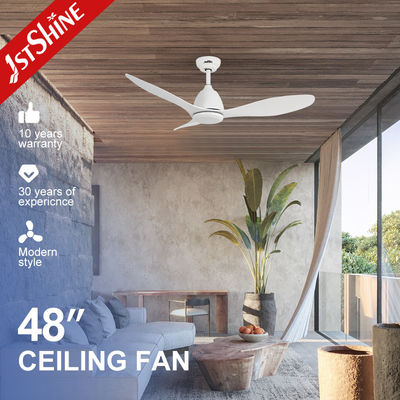 Buy Energy Saving Remote Control Ceiling Fan with 3 Plastic Blades in White Decorative Design online manufacture