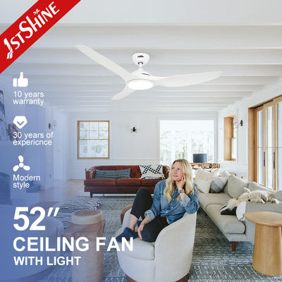 Buy ROHS 52 Inch White Low Noise Large Airflow Ceiling Fan Led Six Speeds Remote Control online manufacture