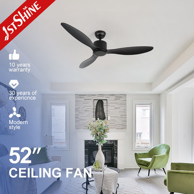 Buy Small And Low Profile Black Modern Ceiling Fan DC Motor ABS Blade online manufacture