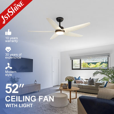 Buy LED 5 Blade Ceiling Fan , Living Room Quiet High Speed DC Ceiling Fan online manufacture