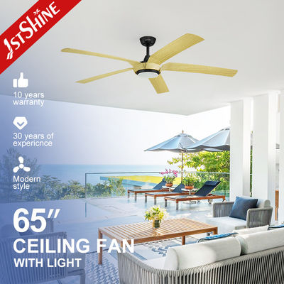 Buy Larger 3 Color LED Light 5 Blade Ceiling Fan Plastic Blade online manufacture