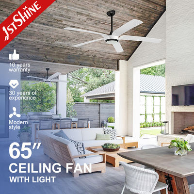 Buy Remote Control Switch 65 Inches LED Ceiling Fan with 5 ABS Blades and Dimmer Support online manufacture