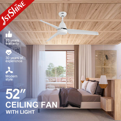 Buy REACH Certified 52 Inches Ceiling Fan with Remote Control and LED Lighting in White Color online manufacture