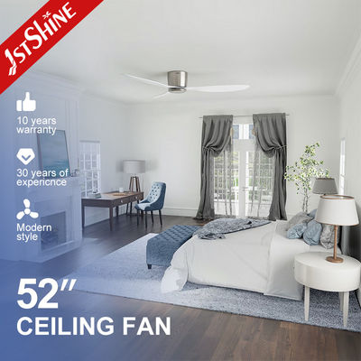 Buy Low Profile Light 52 Inch Plastic Ceiling Fan Dc Motor 6 Speeds Energy Saving online manufacture
