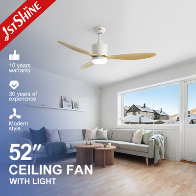 Buy Plastic Blade Downrod Mount Indoor Dimmable LED Ceiling Fan Light For Low Ceiling online manufacture
