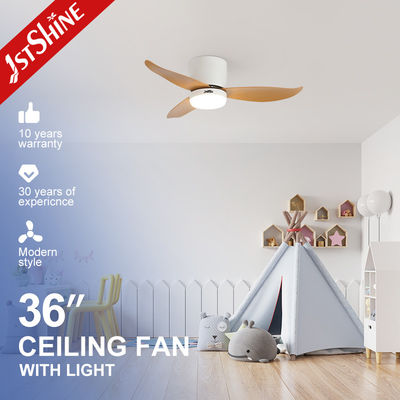 Buy Low Ceiling Room Small LED Ceiling Fan With Plastic Blades And Remote Control online manufacture