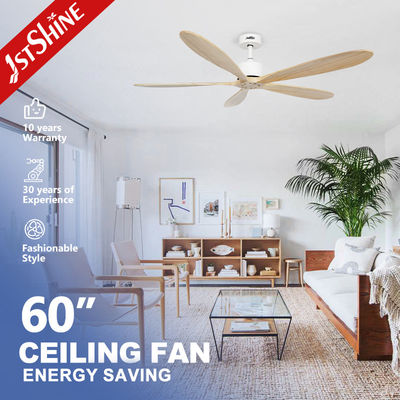 Buy 60 Inches 5 Wooden Blade Ceiling Fan With Five Speed DC Motor online manufacture