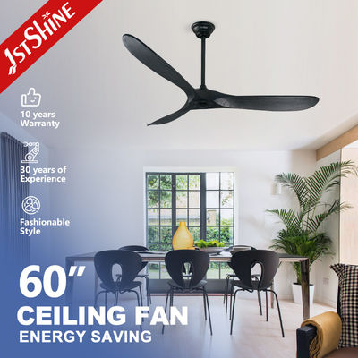Buy Black Wooden Blades Ceiling Fan for Standard Wind and OEM Size in Commercial online manufacture