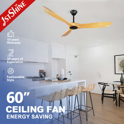 Buy 60 Inch Solid Wood Blades Ceiling Fan with Remote and Mulit Colors App-Controlled online manufacture