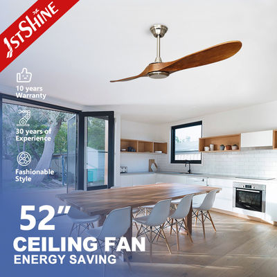 Buy 1stshine Dinning Room 52 Inch Ceiling Fan with Natural Wood Blades and without Light online manufacture