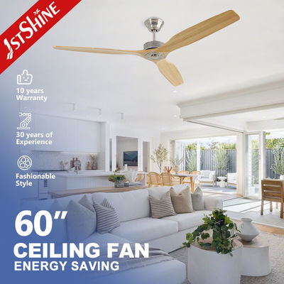 Buy Dc 6 Speeds Solid Wood Ceiling Fan Remote Control Indoor Decorative online manufacture