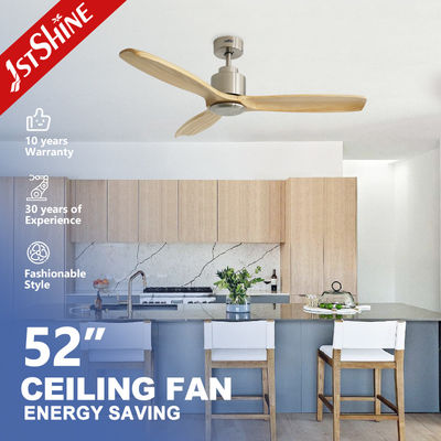 Buy Solid Wood Blades DC Ceiling Fan with Large Airflow Class A Energy Efficiency Rating online manufacture