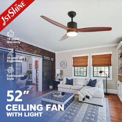 Buy Standard Wind 1stshine LED Ceiling Fan with Remote Solid Wood Blades Pure Copper AC Black online manufacture