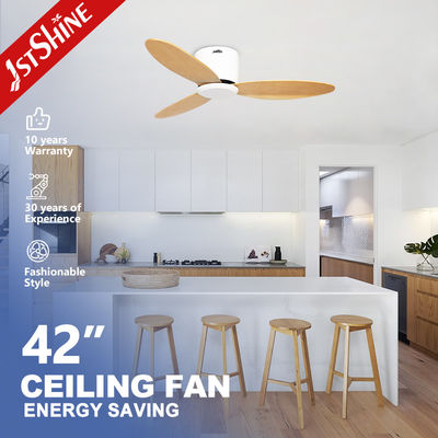 Buy Remote Control 42 Inches Wood Blades Ceiling Fan Pure Copper DC Motor Five Wind Speed online manufacture