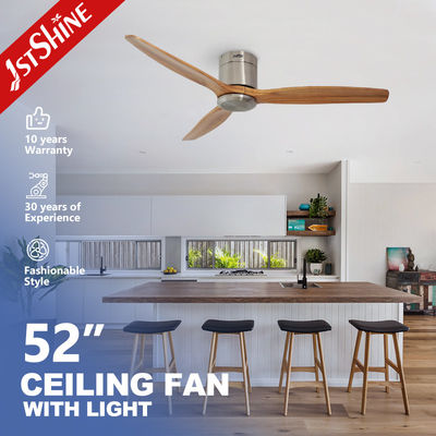 Buy 52'' Flush Mounted 2 IN 1 Ceiling Fan With / Without Light For Home online manufacture