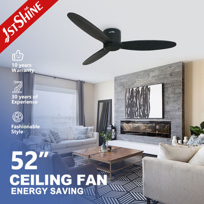 Buy 52'' Noiseless Motor Remote LED Ceiling Fan With 3 Wood Blades online manufacture