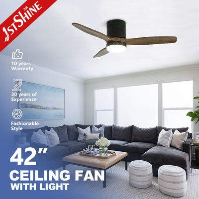 Buy Customized 42 inches Ceiling Fan with Light 1stshine Solid Wood Blades OEM online manufacture