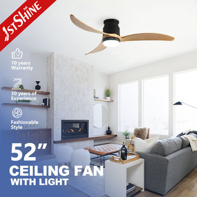 Buy Silent Wooden Blades Ceiling Fan With Remote Control 6 Speed High Airflow online manufacture