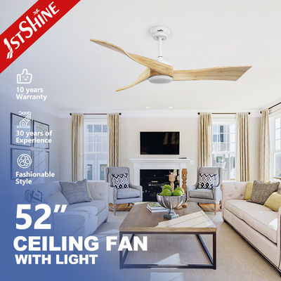 Buy High Air Volume 52 Inch Solid Wood Ceiling Fan Decorative Pure Copper Motor online manufacture