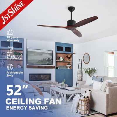 Buy 3 Solid Wooden Blades Dc Motor Ceiling Fan With Remote Control online manufacture