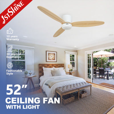 Buy Energy Saving Ceiling Fan 52 Inch 3 Wooden Blades for Home Hotel Office Support Dimmer online manufacture