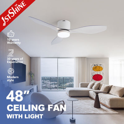 Buy 48 inches Plastic Modern Ceiling Fan With Light APP Smart Control For Bedroom online manufacture