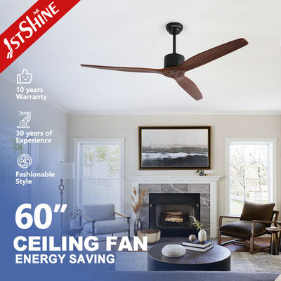 Buy Sleek and Stylish Solid Wood Ceiling Fan Powered by DC Motor with Remote Control online manufacture