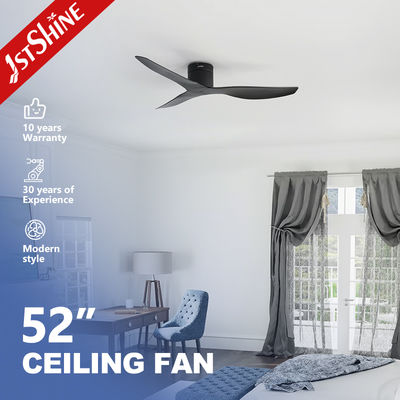 Buy Sleek Black 52-Inch Modern 3-Blade Ceiling Fan with DC Motor online manufacture