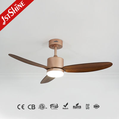 Buy 52-Inch Decorative Ceiling Fan with Light Rose Gold Finish for Luxurious Spaces and Silent Powerful Airflow online manufacture