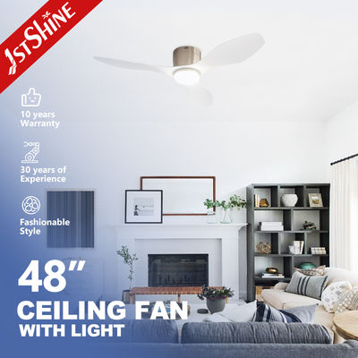 Buy 2 in 1 LED Ceiling Fan 48 Inch Plastic Blade Fan Light Silent Motor Ideal for Bedroom & Living Room online manufacture