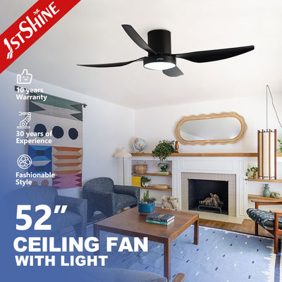 LED Lighting Type Smart Ceiling Fan With Light Dc Motor Energy Saving Dimmable Metal and Plastic Blades