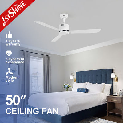 Modern Style 50 Inches Iron Blades Metal Ceiling Fan with Remote Control from 1stshine