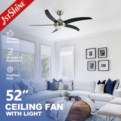 Modern LED Ceiling Fan 6 Speed Choice With Reversible Motor
