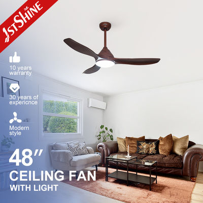 Remote Control Ceiling Fan with Light 1stshine Metal Lamp Body 6 Speeds AC Motor