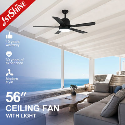 5 Speed Remote Control Quiet DC Motor Decorative 5 Blades Ceiling Fan With Light