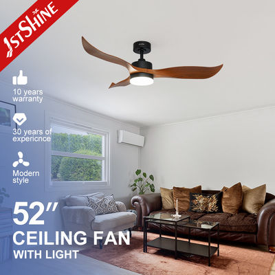 5 Speed Remote Control Plastic Decorative Ceiling Fan With 18W LED Light