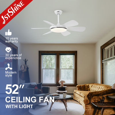 10- 6-Blade LED Ceiling Fan with Remote Control and Customizable Suspension Length
