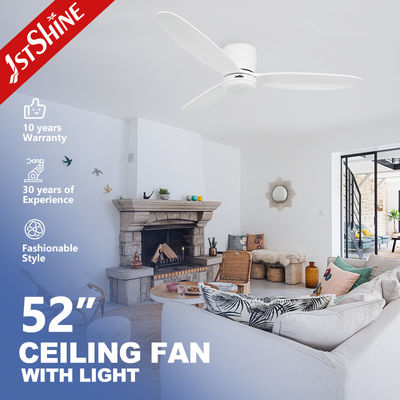 ETL Certified 1stshine Ceiling Fan Flush Mounted or Ceiling Type with LED Light and 2-