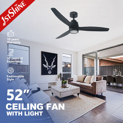 Good price Remote Control 220V 50HZ 6 Speed LED Ceiling Fan With 3 Wood Blades online