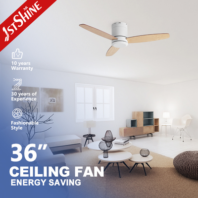 36-Inch 2-in-1 Ceiling Fan with DC Motor & MDF Blades