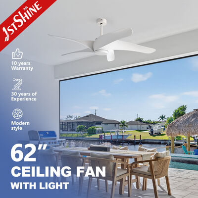 62 Inch Modern Ceiling Fan with LED Light and DC Motor Remote Control